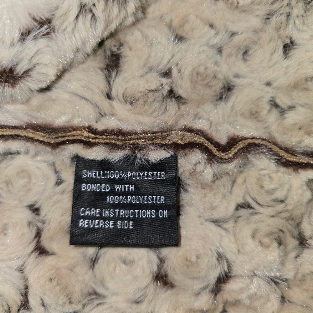 Western Faux Suede Shearling Montanaco Long Vest Cowgirl Yellowstone Women’s Sm - Picture 5 of 6